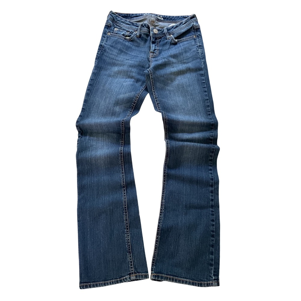 Aeropostale Chelsea Bootcut Jeans Womens 2 Regular Medium Wash Denim Blue 1935 - Picture 1 of 11